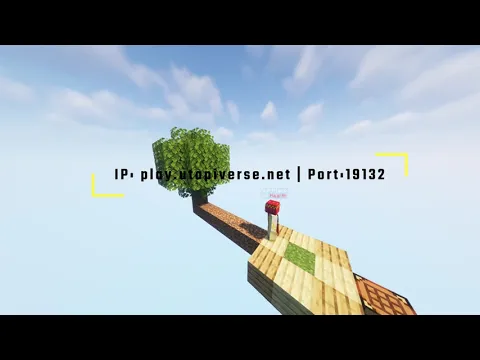 Minecraft server video for Utopiverse Network