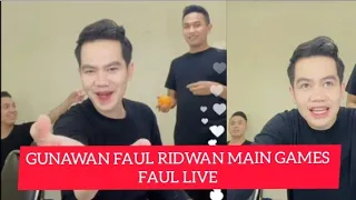 gunawan faul ridwan main games abc ngakak bikin sakit perut faul live sebelum konser slank