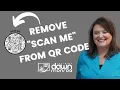 Flowcode Remove SCAN ME from QR Code Design