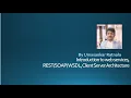 OIC Session-1 Introduction to Web Services REST SOAP