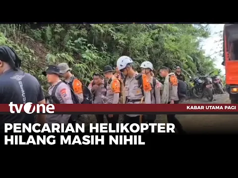 Cuaca Buruk Jadi Kendala Proses Pencarian Helikopter Hilang Kontak