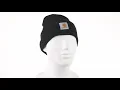 Carhartt Mens Knit Cuffed Beanie Navy One Size at Amazon Mens Clothing store Cold Weather Hats