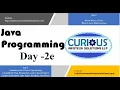 Day-2e Java Operators and Expressions