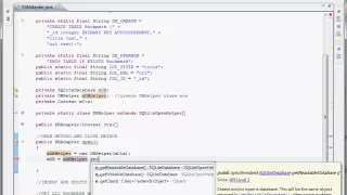 10A Android Beginner Tutorial - Sqlite database