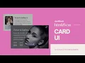 HTML CSS Tutorial Card UI Tutorial - Web Design Tutorial
