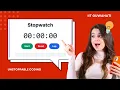 Build a Responsive Stopwatch with Lap Timer HTML JavaScript Tailwind CSS Project for Beginners