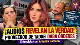 ¡AUDIOS EXHIBEN A TADDEI! Proveedor decidía a quién entregaba contratos el INE