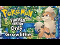Can You Beat Pokemon Fire Red With Only Growlithe No Items In Battle Pokemon Challenges