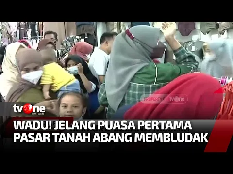 Omzet Naik Drastis, Pasar Tanah Abang Diserbu Warga untuk Berburu Busana Muslim