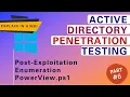 Active Directory Penetration Testing Part 6 Enumeration with PowerView ps1 AD Pentesting
