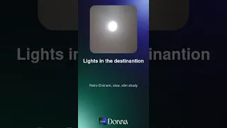 Lights in the destination