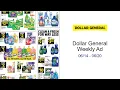 Dollar General Weekly Ad -
