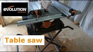 Building my steel sailing yacht Tech.talk #7 Evolution table saw-UNPAID review