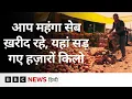Download Lagu Apples lying on the road, trucks stranded on the way, ground report from Jammu-Kashmir | (BBC Hindi)