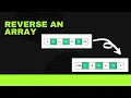 Reverse an array in O 1 Space Complexity