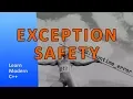 Exception Safety - Learn Modern C