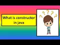 what is constructors in java use of constructors types of constructors with examples in hindi