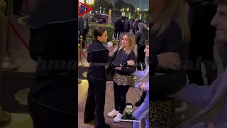 رولين القاسم في عزاء الفنان اشرف عبدالغفور في مسجد الشرطة 