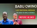 Download Lagu Babu Owino last emotional message to Raila Odinga before he died, we wizh you good Raila 