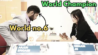 Download Arjun Erigaisi takes on Women's World Champion | Tepe Sigeman 2024 MP3