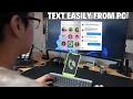 Easily send text messages from your computer