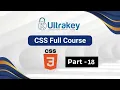 CSS Telugu Tutorials Part 18 Media Queries Class 1