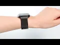 The best Fitbit Versa Bands - Milanese Stainless Steel Metal Magnetic band