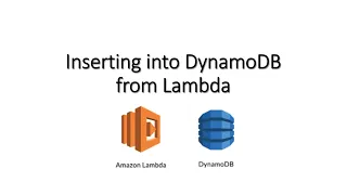 Inserting into DynamoDB from Lambda