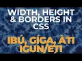CSS Width Height Border Explained Control Size Styling Easily Beginner Guide