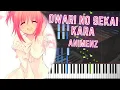 Download Lagu [Animenz] Owari no Sekai Kara - Yanagi Nagi - Piano Tutorial || Synthesia