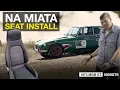 DIY How to Install Cheap Seats in Your Race Car - Rallycross MGB GTS