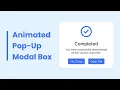 How to Create Popup Modal Box in HTML CSS JavaScript
