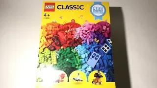 LEGO Classic 11005 "Creative Fun" Unboxing, Part Analysis, Speedbuild & Review