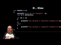 Conditional and Booleans