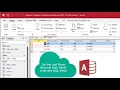 Microsoft Access Master First Last Records Using SQL View Step by Step
