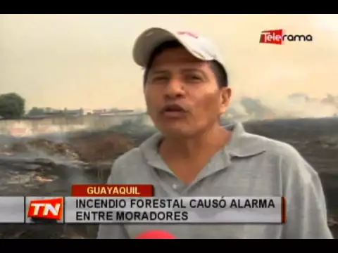 Incendio forestal causó alarma entre moradores