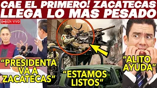 CAE EL PRIMERO! ZACATECAS ¡LLEGA LO MAS PESADO! VA LA PRESIDENTA. PAN SE DOBLA ANTE ALITO. TRUMP