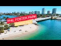 Phil Foster Park Blue Heron Bridge Snorkeling Drone