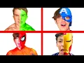 All Superheroes Transformations!