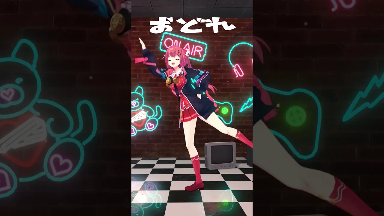 右手が下がらない #ギリギリダンス 踊ってみた!! 「 #はいよろこんで / #こっちのけんと ] #天ヶ瀬むゆ #にじさんじ #shorts