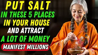 PUT SALT in these 5 PLACES in your HOME and attract A LOT OF MONEY IN 2025 | Buddhist Teachings