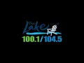 1550 WCGR Canandaigua NY ID The Lake 100 1 and 104 5