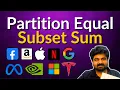 Partition Equal Subset Sum LeetCode 416 DP