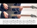 Through Struggle / As I Lay Dying (screen TAB | Guitar lesson | Dual Guitar)