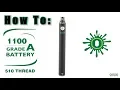 1100 Battery 101 How to Use Instructions