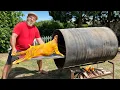 Download Lagu Roasting Lamb Full of Juicy Oranges and Grapefruit in a Barrel!
