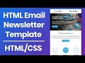 HTML Email Newsletter Template - Responsive HTML Email Tutorial
