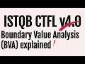 ISTQB v4 0 Boundary Value Analysis BVA explanation with examples