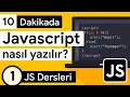 10 Dakikada Javascript Nasil Yazilir - 1