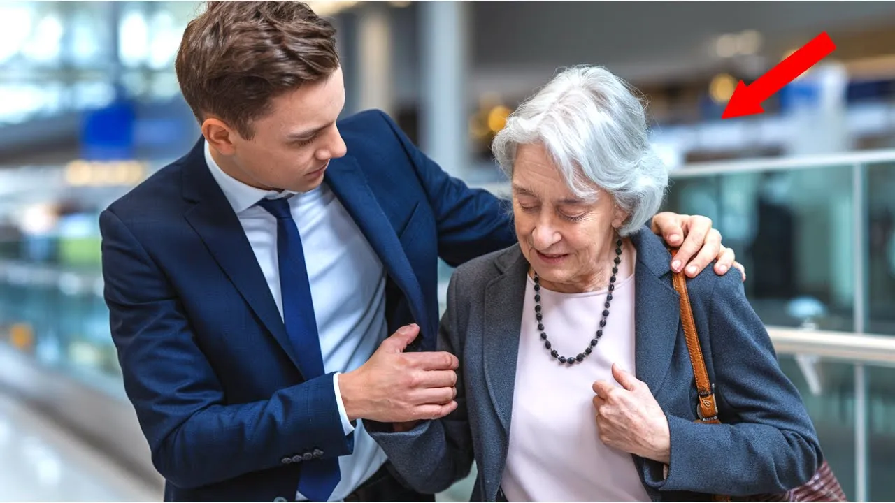 Outline Video A Man Missed His Flight To Help An Elderly Woman, Unaware The Woman Was The Airline’s Owner